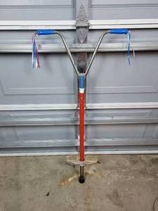 lot 209 image: Vintage Pogo Stick w Tassels
