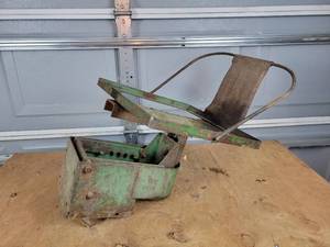lot 242 image: Vintage Tractor Seat Assembly - NO SHIPPING