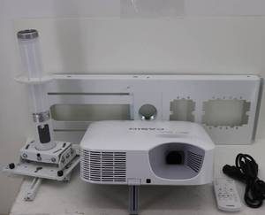 Casio XJ-F100U HDMI DLP Projector, Remote, Mount & Screen