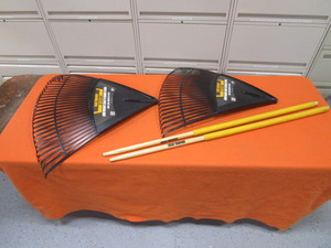 (2) (New) Leaf Rakes