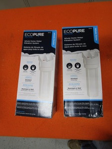 (2) (New) EcoPure Whole House Water Filters