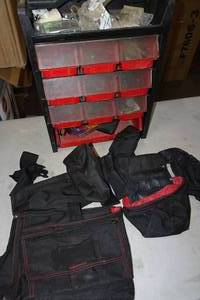 lot 184 image: Small Part Organizer plus Tool Belt