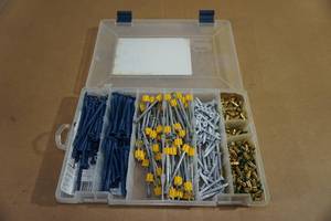 lot 83 image: Organizer with Assorted Fasteners - Powder Activated