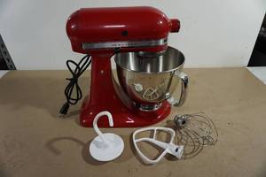 lot 137 image: KitchenAid Artisan Stand Mixer