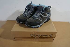 lot 214 image: NEW Bearpaw Corsica Waterproof Hiking Shoes - Womens 8