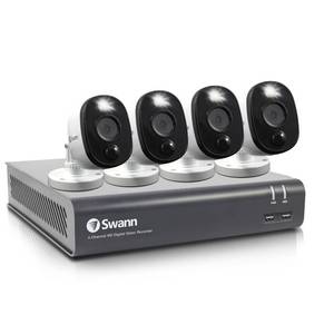 lot 13 image: NEW Swann 4 Camera 4 Channel 1 TB Smart Security Surveillance System
