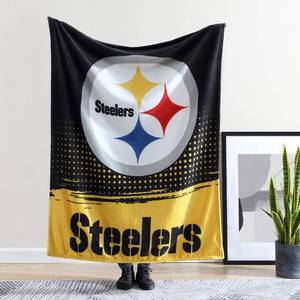 lot 76 image: Officially Licensed Pittsburgh Steelers Plus Throw Blanket