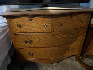 Antique Dresser and Mirror