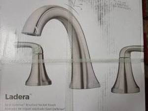 PFISTER Ladera 8 in. Widespread 2-Handle Bathroom Faucet in Spot Defense Brushed Nickel (BRAND NEW)