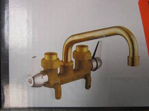 GLACIER BAY 2-Handle Laundry Faucet in Rough Brass (OPEN BOX)