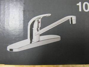 GLACIER BAY Single-Handle Standard Kitchen Faucet in Chrome (OPEN BOX)
