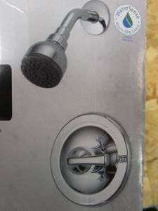 DELTA Foundations Single-Handle 1-Spray Shower Faucet in Chrome (Valve Included) (OPEN BOX)