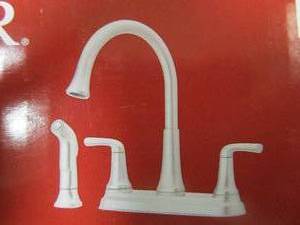 PFISTER Ladera 2-Handle Standard Kitchen Faucet with Optional Side Sprayer in Spot Defense Stainless Steel (BRAND NEW)