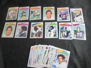 9. 35 1977 Topps Football Cards...