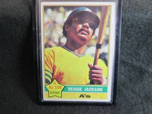 20. 1976 Topps Reggie Jackson Card...