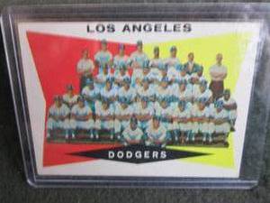 35. 1960 Topps Los Angeles Dodgers ...