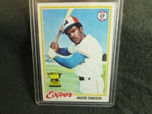 37. 1978 Andre Dawson Topps Card...