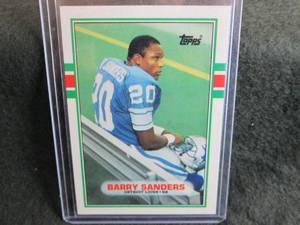 43. 1989 Topps Barry Sanders Rookie...