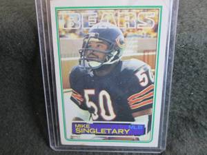 44. 1983 Topps Mike Singletary Rook...