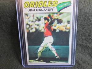 55. 1977 Topps Jim Palmer Card...