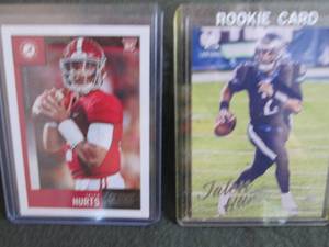 61. 2 2020 Jalen Hurts Rookie Card...