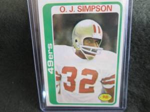64. 1978 Topps O.J. Simpson Card...