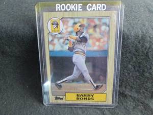 69. 1987 Topps Barry Bonds Rookie...