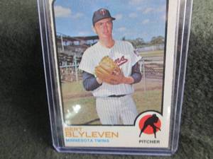 73. 1973 Topps Bert Blyeven Card...