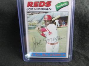 74. 1977 Topps Joe Morgan Card...