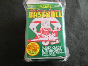 88. 7 1991 Score Baseball Series 1 ...