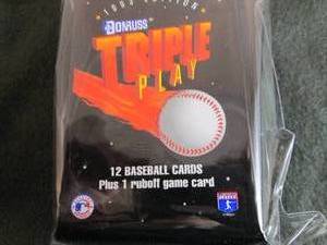 99. 8 1993 Donruss Triple Play Pack...