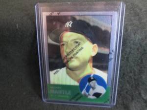 109. 1996 Finest Mickey Mantle Card...