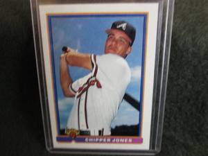 133. 1991 Bowman Chipper Jones Rook...