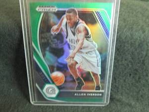 143. 2021 Allen Iverson Green Prizm...