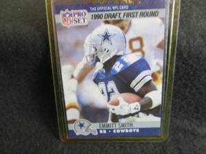 155. 1990 Emmitt Smith Pro Set Rook...