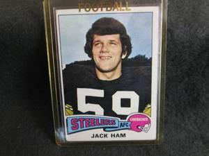 156. 1975 Topps Jack Ham Card...