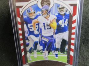 161. 2020 Legacy Adam Thielen Card ...