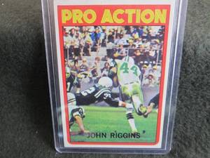 168. 1972 Topps John Riggins Card...