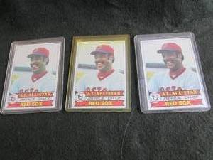 179. 3 1979 Topps Jim Rice Cards...