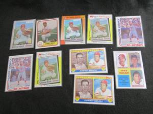 192. 10 Johnny Bench Cards...