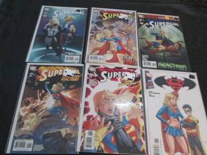 206. 6 SuperGirl Comic Books...