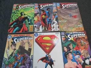 221. 6 Super Man Comic Books...