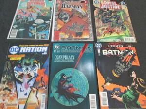 227. 6 Batman Comic Books...