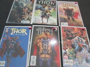 228. 6 Thor Comic Books...