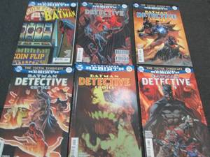 238. 6 Batman Detective Comic Books...