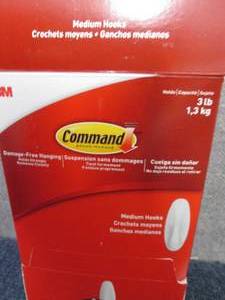 Box of 50 3M Command Medium Hooks R...