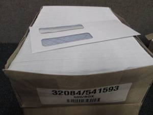 Box of 500 Double Window Self Seali...