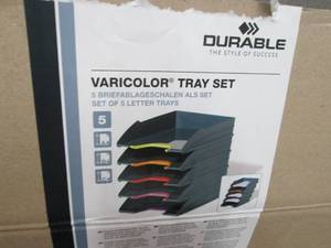 DURABLE VARICOLOR Stackable 5 Lette...