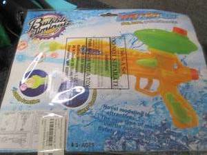 2-  2 pks Water & Bubble Guns...