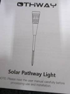 6 pk Solar Pathway Lights...